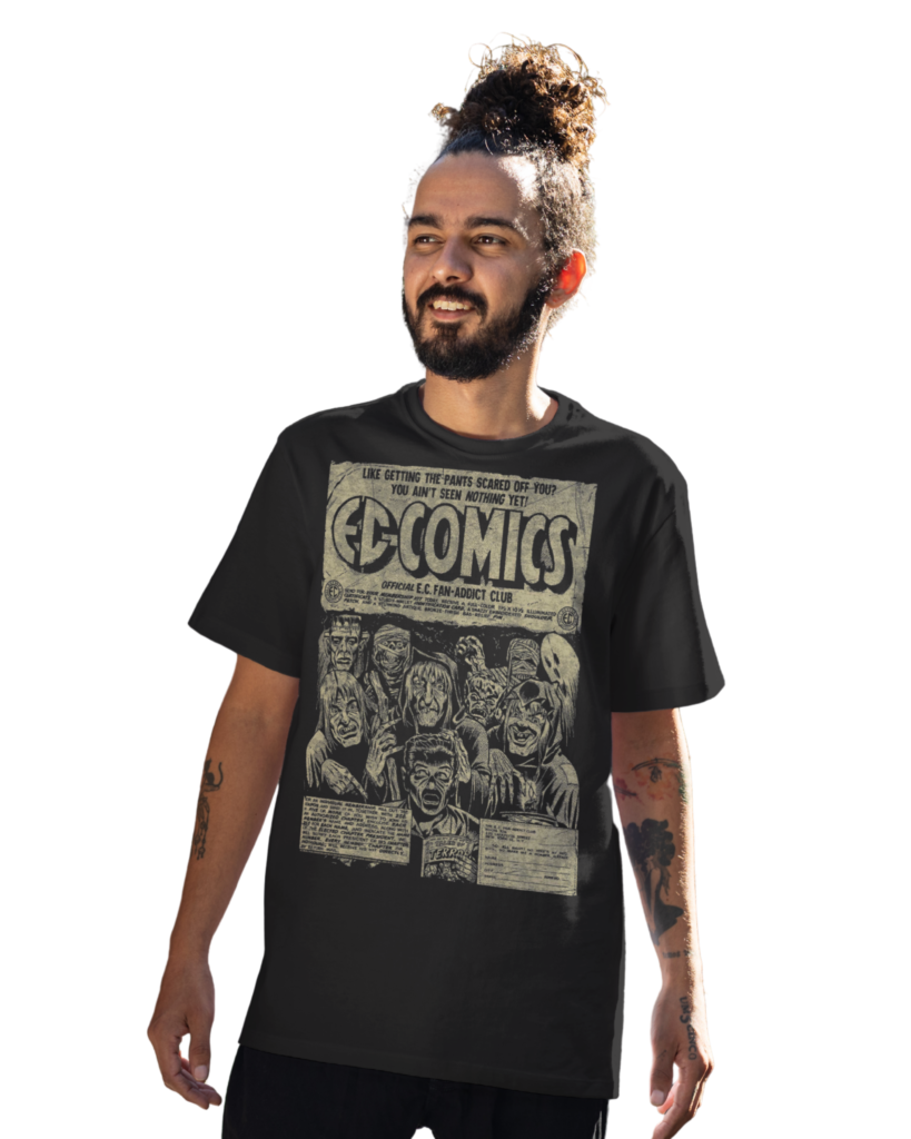 EC Comics Vintage Horror Graphic T-Shirt | BoldFrogAperial auto draft