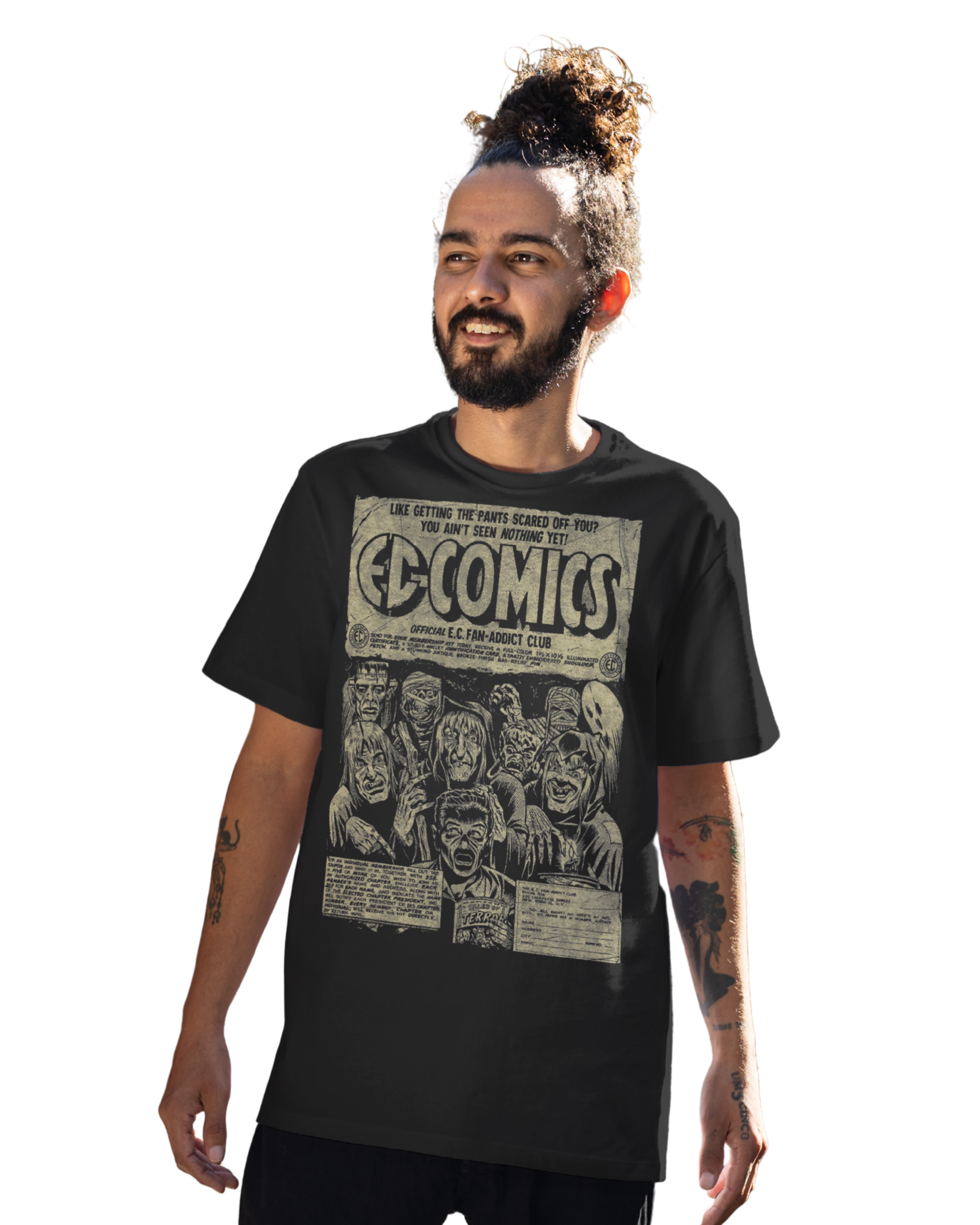 EC Comics Vintage Horror Graphic T-Shirt | BoldFrogAperial auto draft