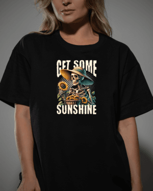 Get Some Sunshine Premium 240 GSM Oversized Unisex T-Shirt Front