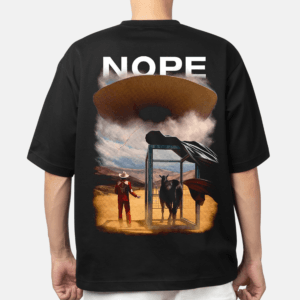 NOPE Premium 240 GSM Oversized Unisex T-Shirt Back